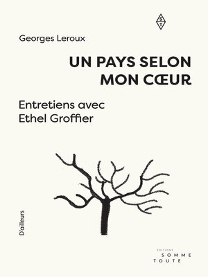 cover image of Un pays selon mon coeur